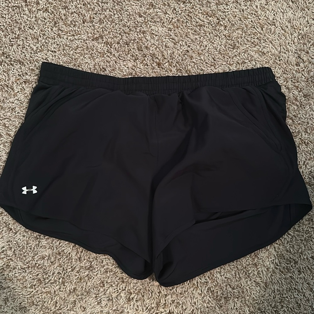 Under Armour Black Athletic Shorts with Pockets